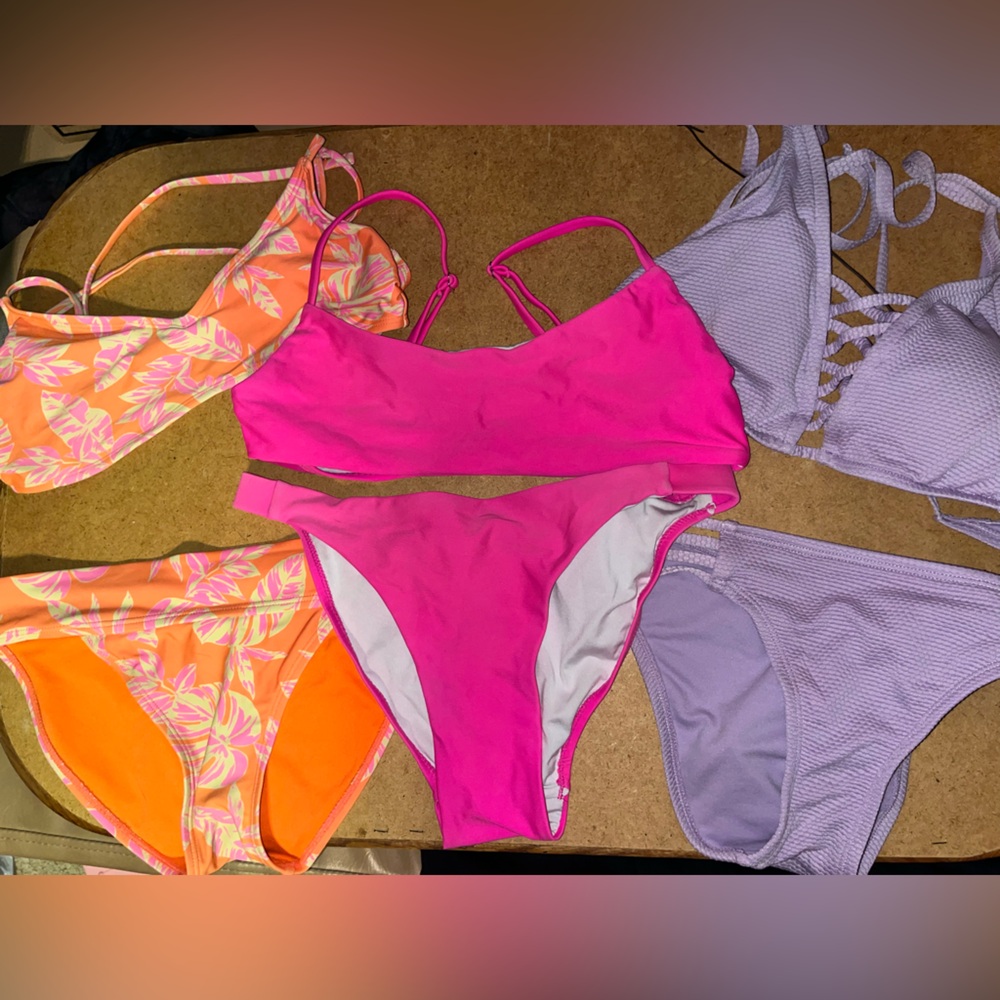 Bikini Bundle! 3 Matching Sets, Size Small - image 1